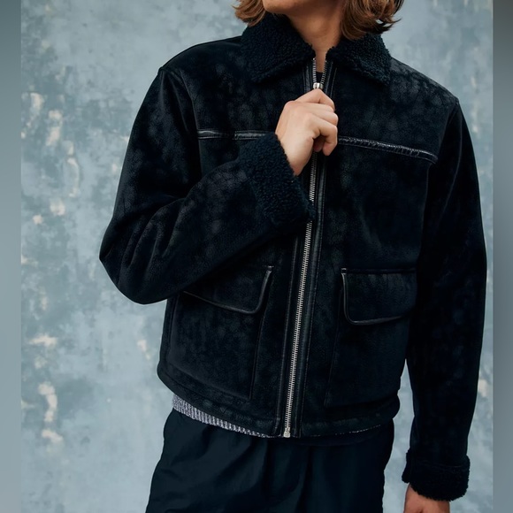 Urban Outfitters Other - ‼️SOLD‼️ URBAN OUTFITTERS + Standard Cloth Faux Shearling Zip Jacket